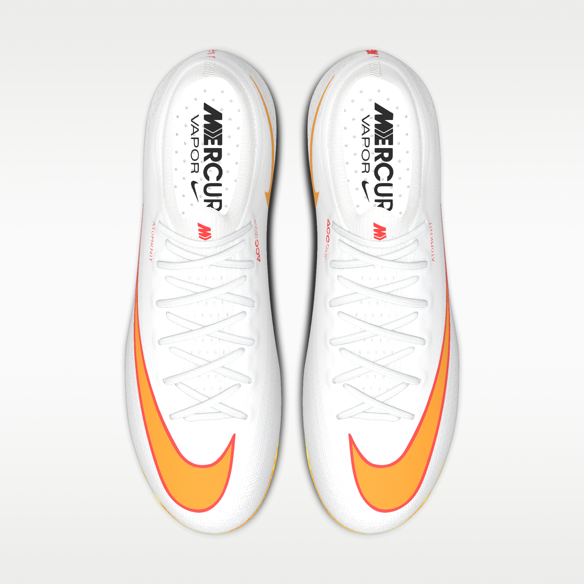 Nike Mercurial Vapor 17 Elite By You - Bright Crimson/Λευκό (9274715451) - 4