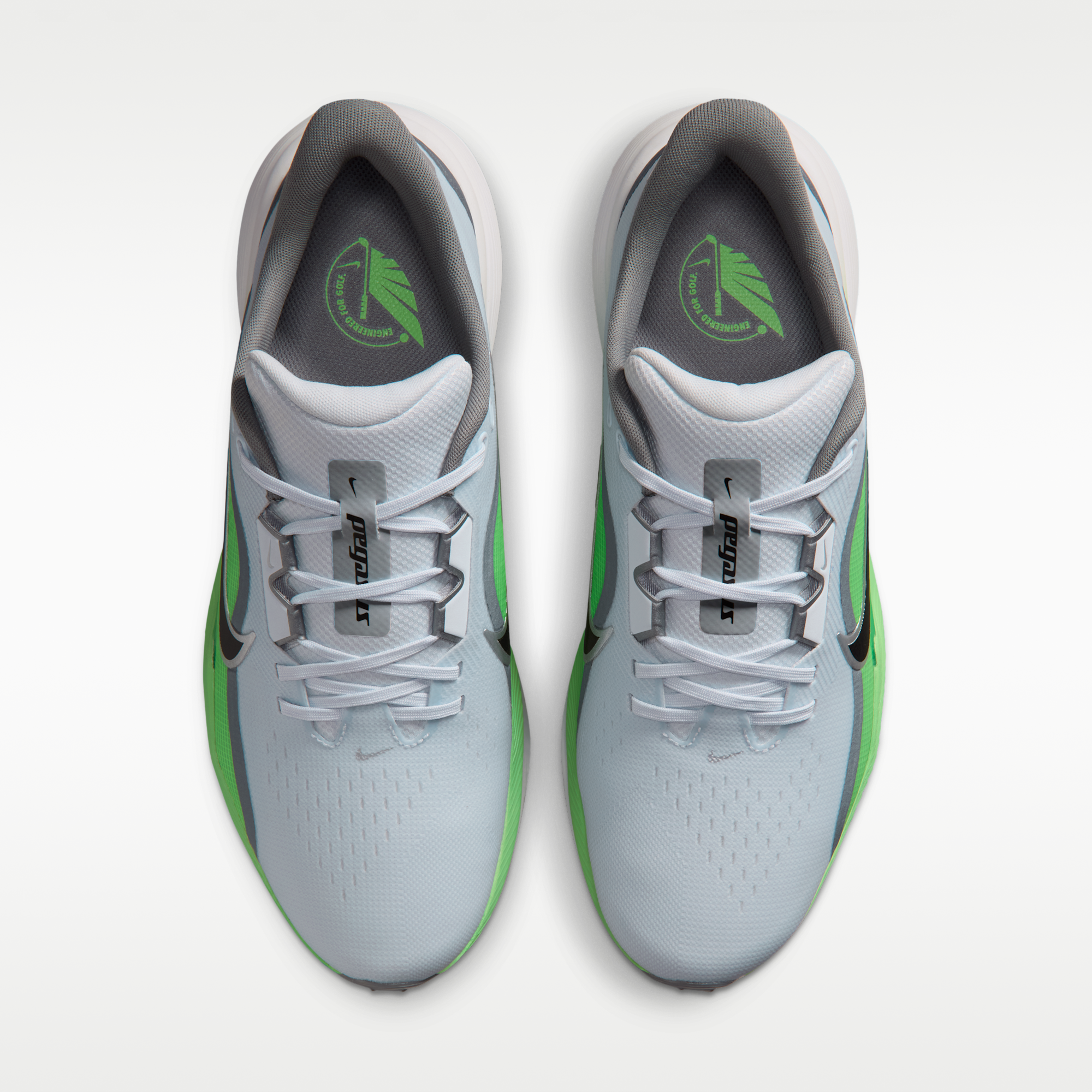 Nike Pegasus 1 G - Football Grey/Illusion Green/Μαύρο - 4