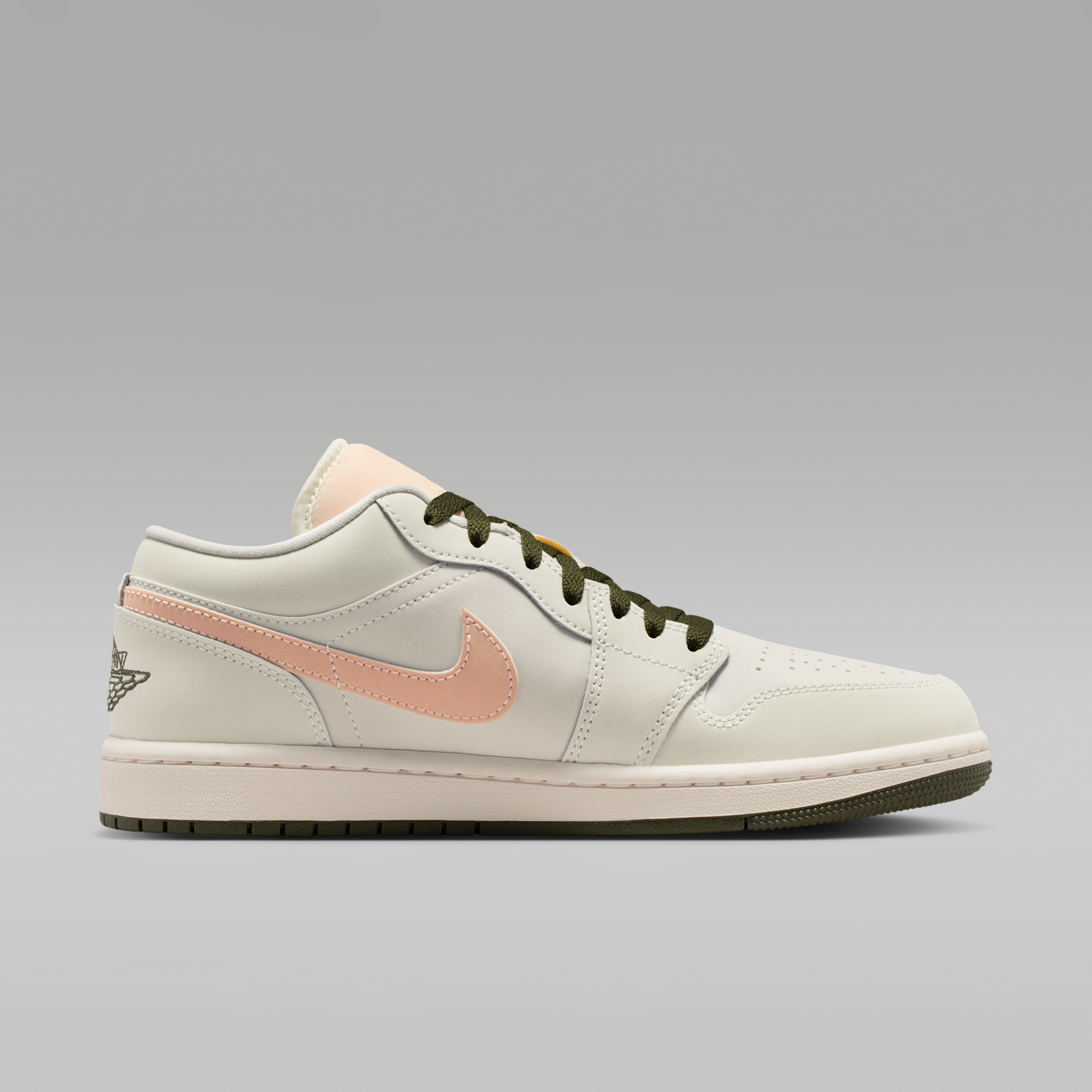 Air Jordan 1 Low - Sail/Crimson Tint/Cargo Khaki - 3