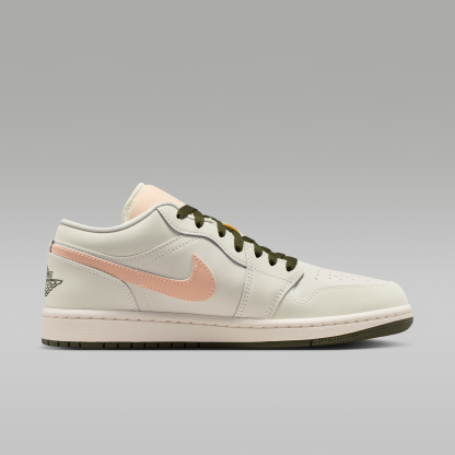 Air Jordan 1 Low - Sail/Crimson Tint/Cargo Khaki - 3