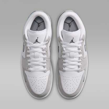 Air Jordan 1 Low SE - Λευκό/Iron Grey/Wolf Grey - 4