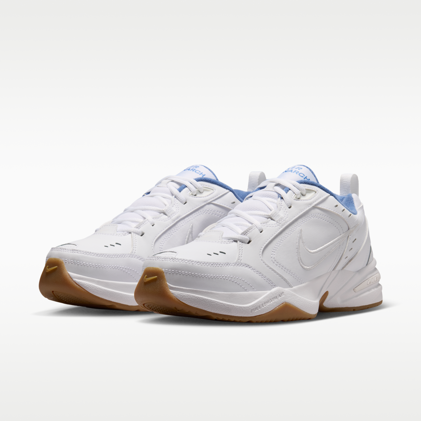 Nike Air Monarch IV - Λευκό/Indigo Storm/Gum Light Brown/Λευκό - 5