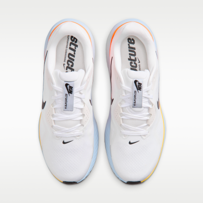 Nike Structure 26 - Λευκό/Hydrogen Blue/Total Orange/Μαύρο - 4