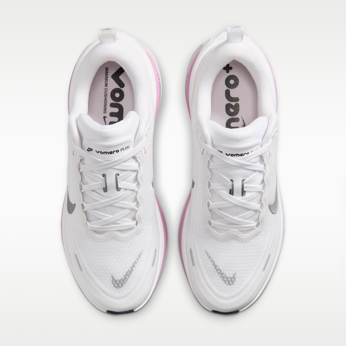 Nike Vomero Plus - Λευκό/Bleached Lilac/Summit White/Metallic Silver - 4
