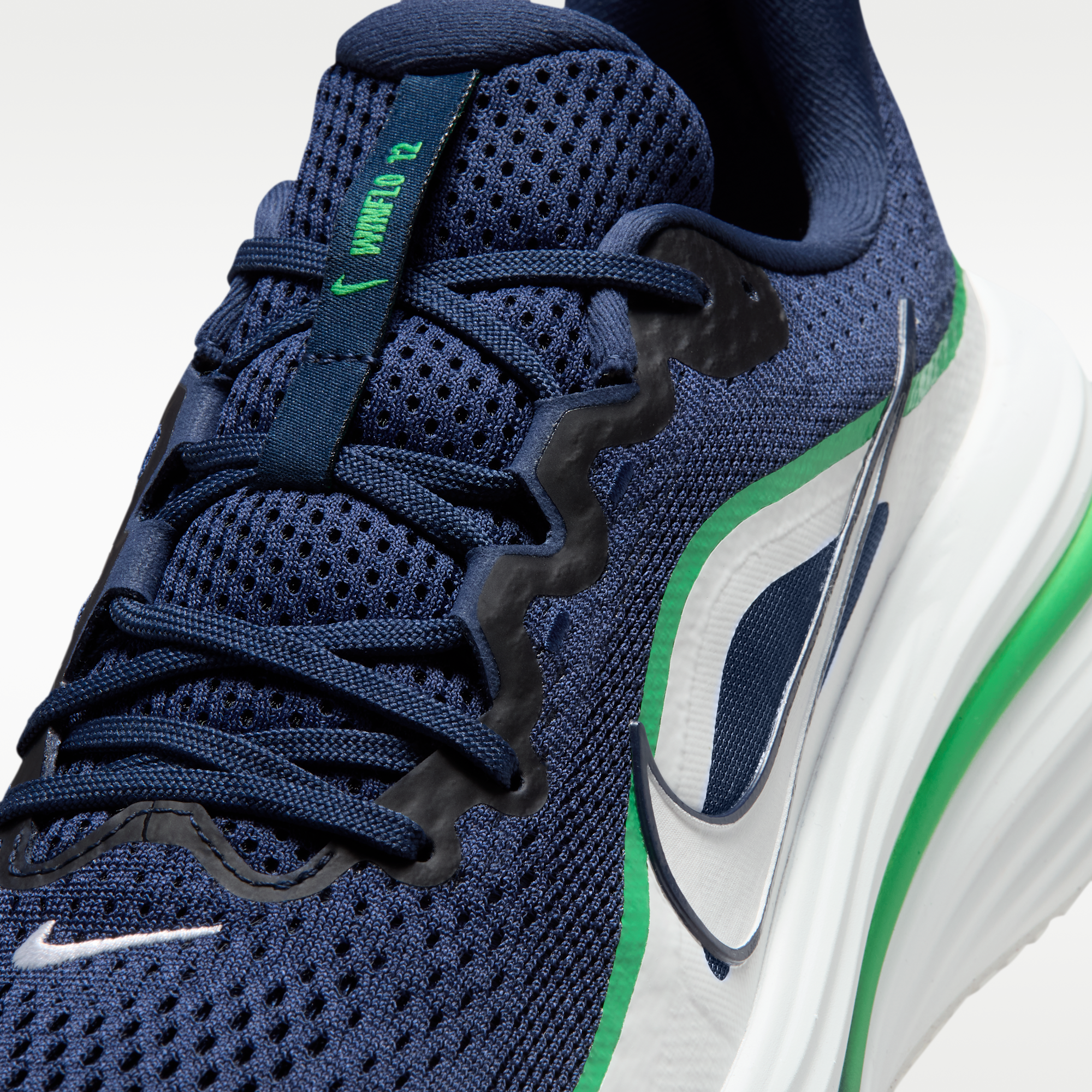 Nike Winflo 12 - Midnight Navy/Green Spark/Summit White - 7