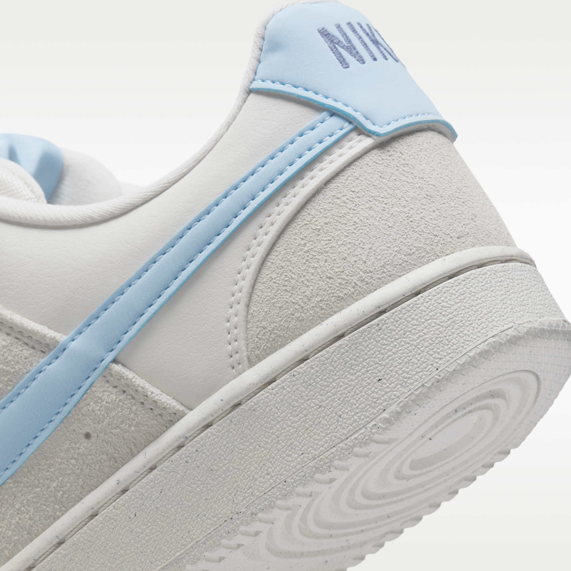 Nike Court Vision Low - Phantom/Light Bone/Diffused Blue/Psychic Blue - 8