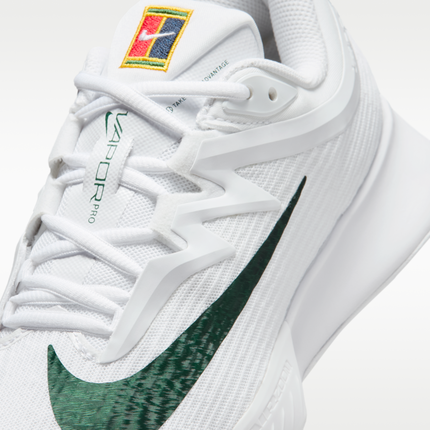 Nike Vapor Pro 3 PRM - Λευκό/University Gold/University Red/Gorge Green - 7