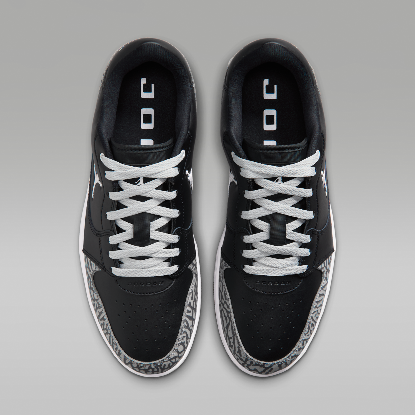 Jordan Court Connect Low SE - Μαύρο/Light Smoke Grey/Dark Grey/Λευκό - 4