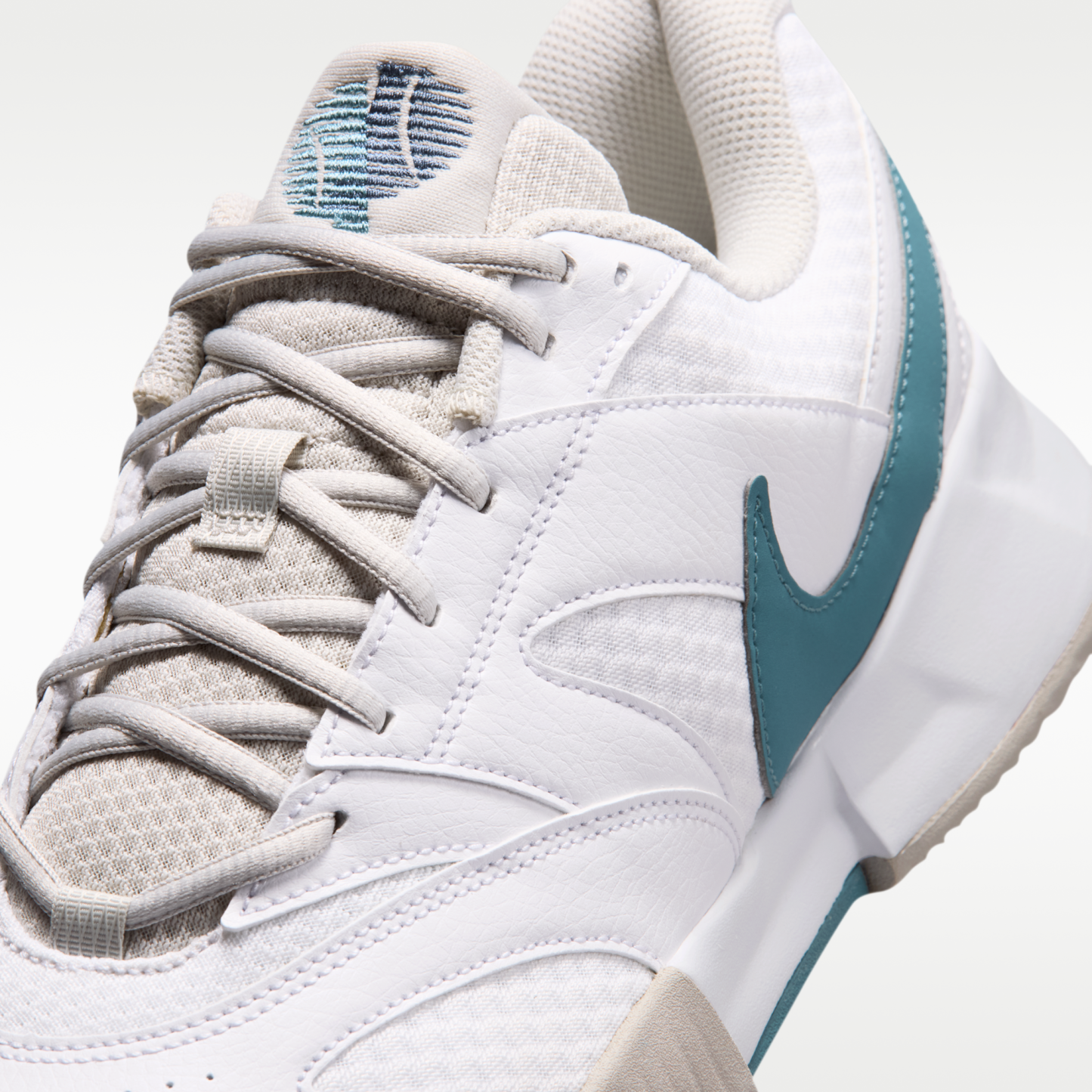NikeCourt Lite 4 - Λευκό/Light Bone/New Slate/Smokey Blue - 7