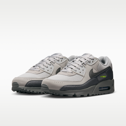 Nike Air Max 90 Premium - Light Smoke Grey/Smoke Grey/Volt/Iron Grey - 5