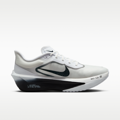 Nike Zoom Fly 6 - Λευκό/Smoke Grey/Metallic Silver/Μαύρο - 3