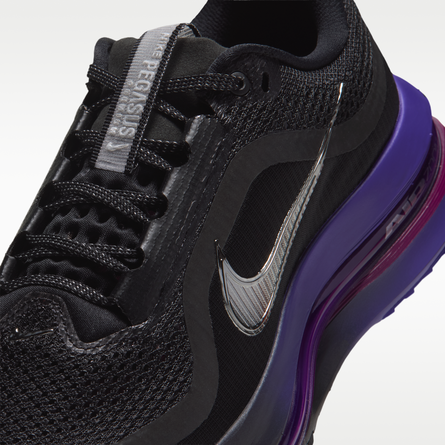 Nike Pegasus Premium - Μαύρο/Dark Concord/True Berry/Metallic Silver - 7
