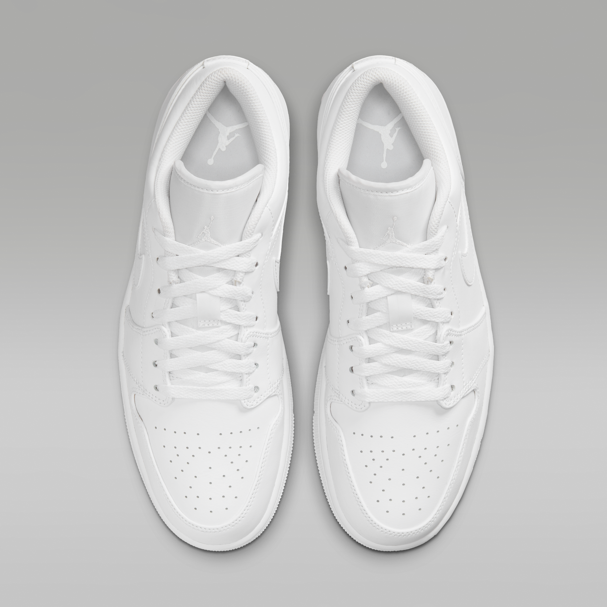 Air Jordan 1 Low - Λευκό/Λευκό/Λευκό - 4