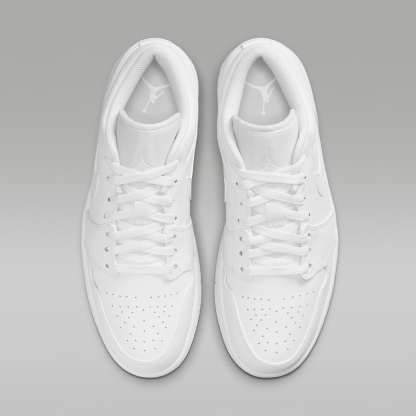 Air Jordan 1 Low - Λευκό/Λευκό/Λευκό - 4