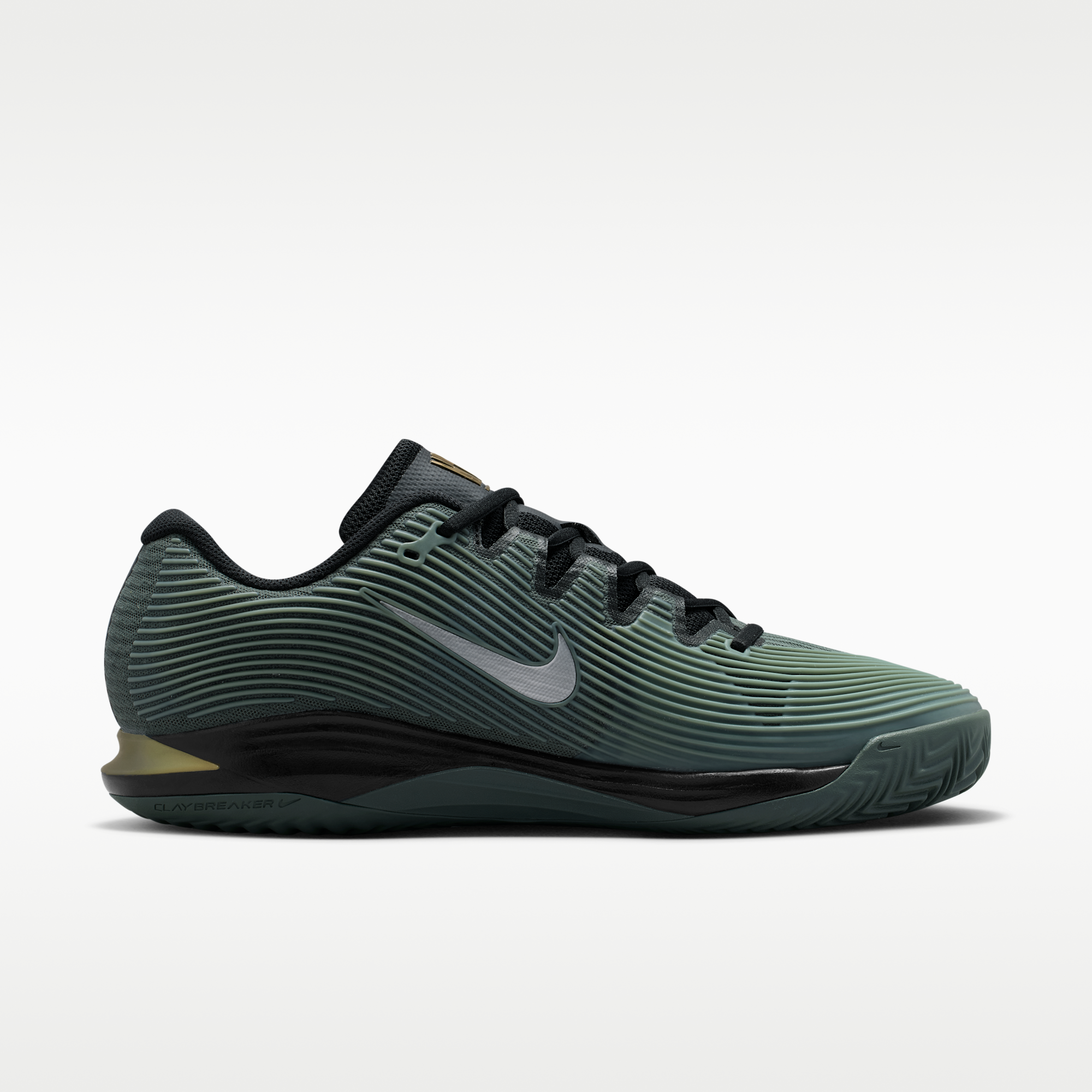 Nike Vapor 12 PRM - Camo Green/Metallic Gold/Μαύρο/Pure Platinum - 3