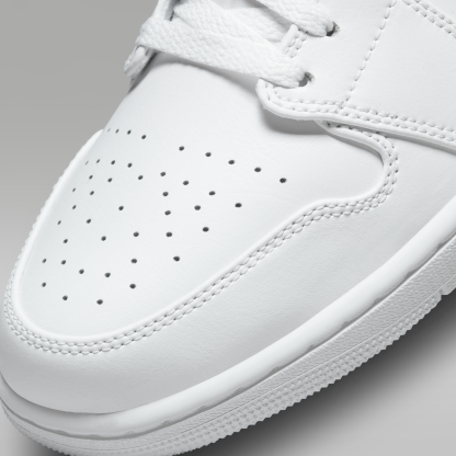 Air Jordan 1 Low - Λευκό/Λευκό/Λευκό - 7