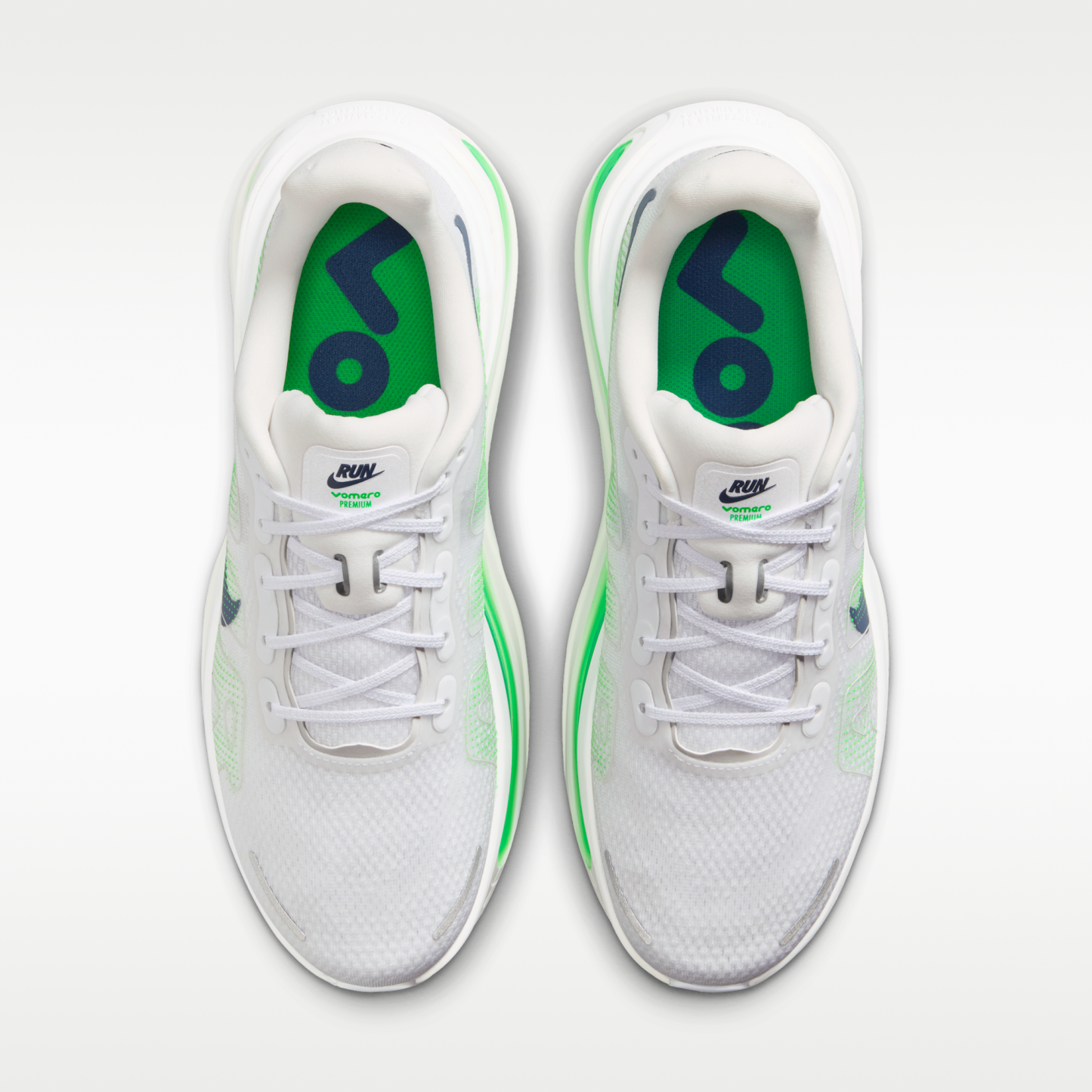 Nike Vomero Premium - Λευκό/Green Spark/Summit White/Midnight Navy - 4