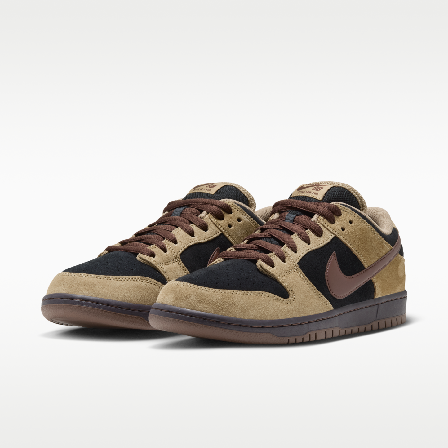 Nike SB Dunk Low Pro - Filbert/Μαύρο/Burgundy Ash/Light Chocolate - 5