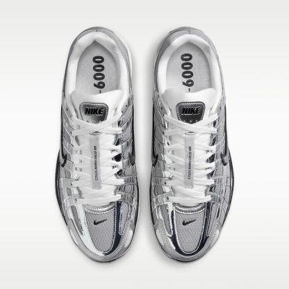 Nike P-6000 - Metallic Silver/Sail/Μαύρο/Metallic Silver - 4