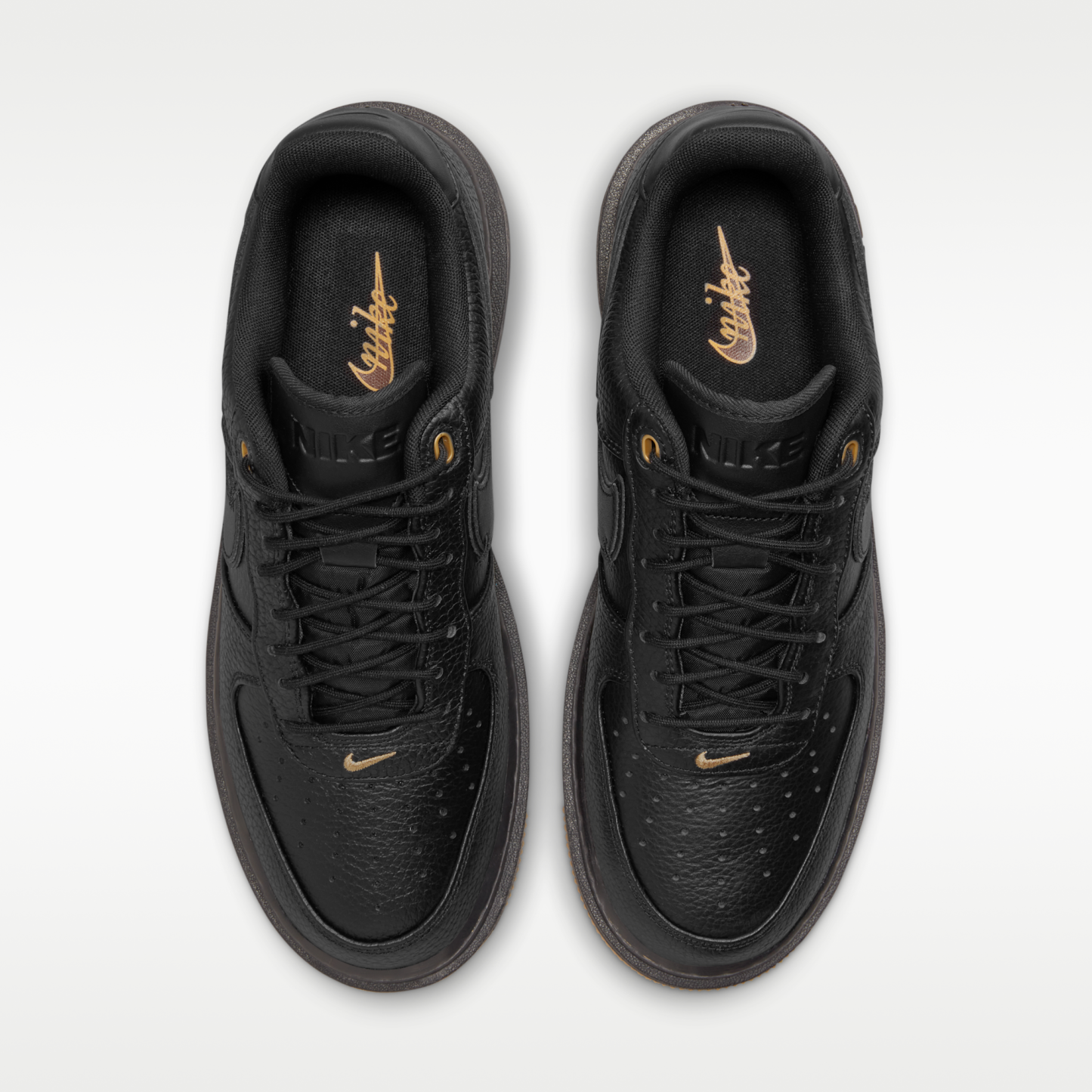 Nike Air Force 1 Luxe - Μαύρο/Bucktan/Gum Yellow/Μαύρο - 4