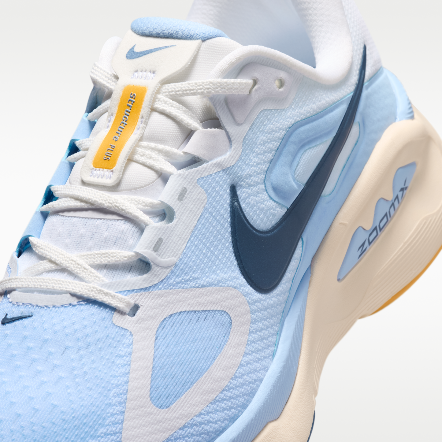 Nike Structure Plus - Λευκό/Aluminum/Sundial/Mystic Navy - 7