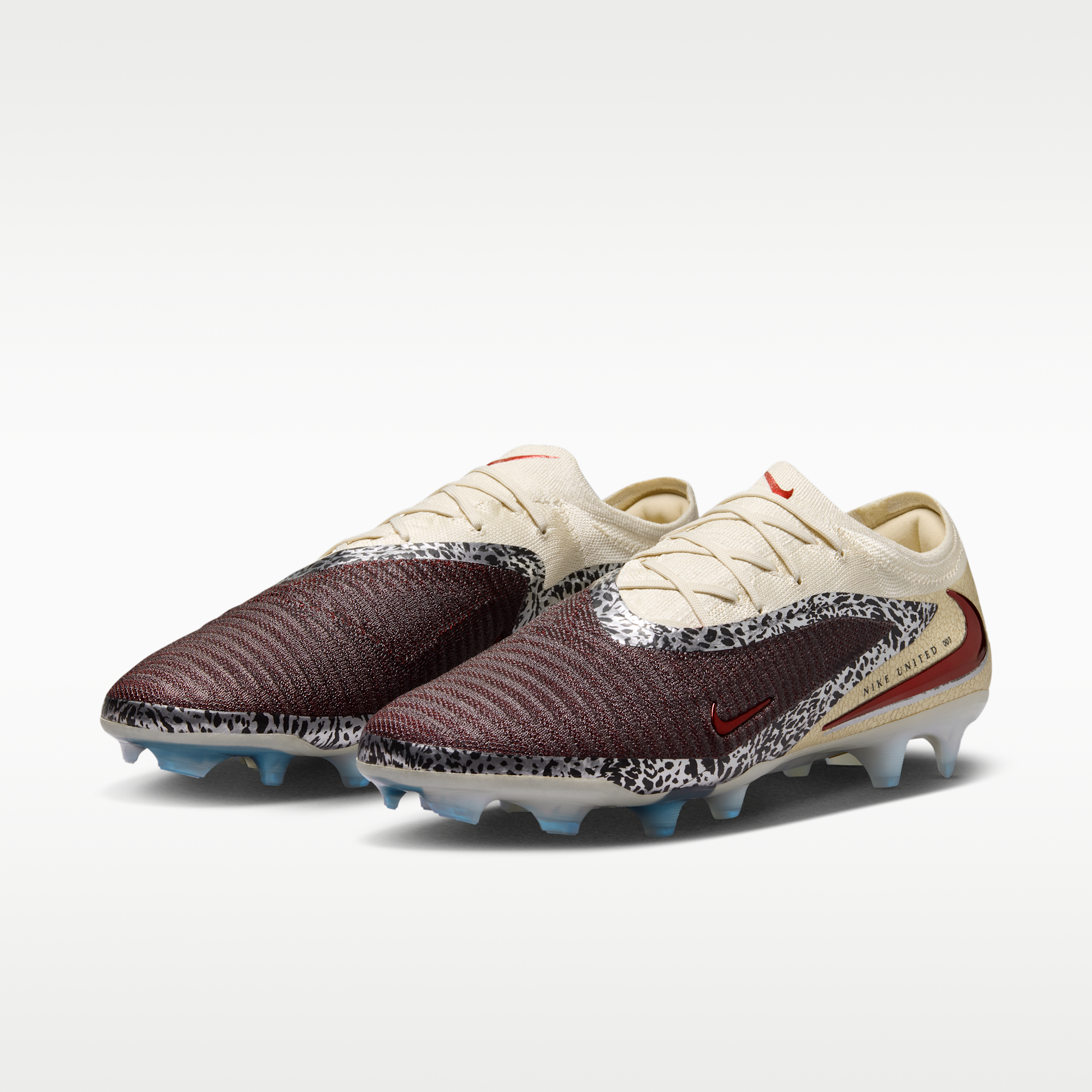 Nike United Phantom 6 Low Elite - Burgundy Crush/Fossil/University Red - 5
