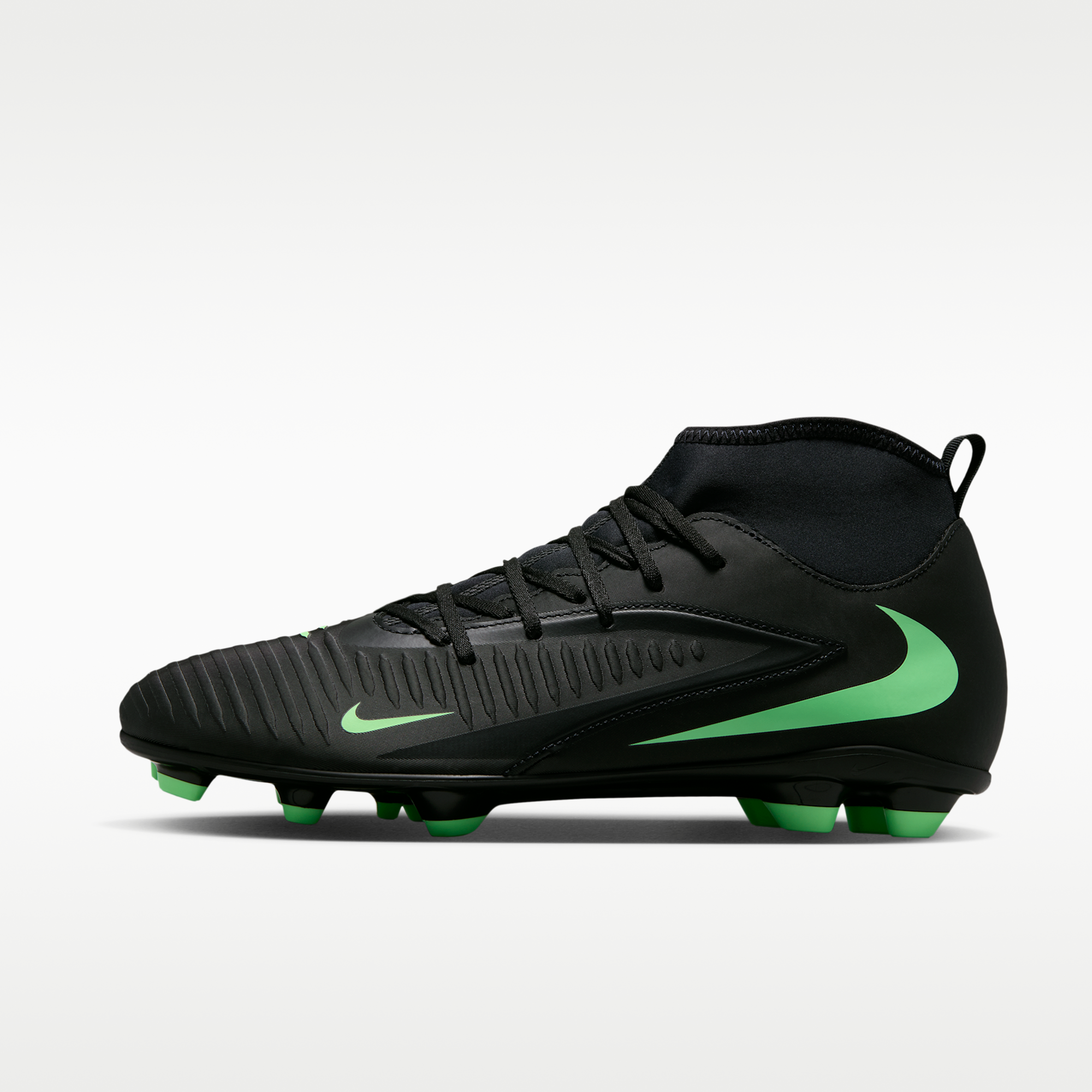 Nike Phantom 6 High Club - Μαύρο/Μαύρο/Illusion Green (HQ2275-001) - 1