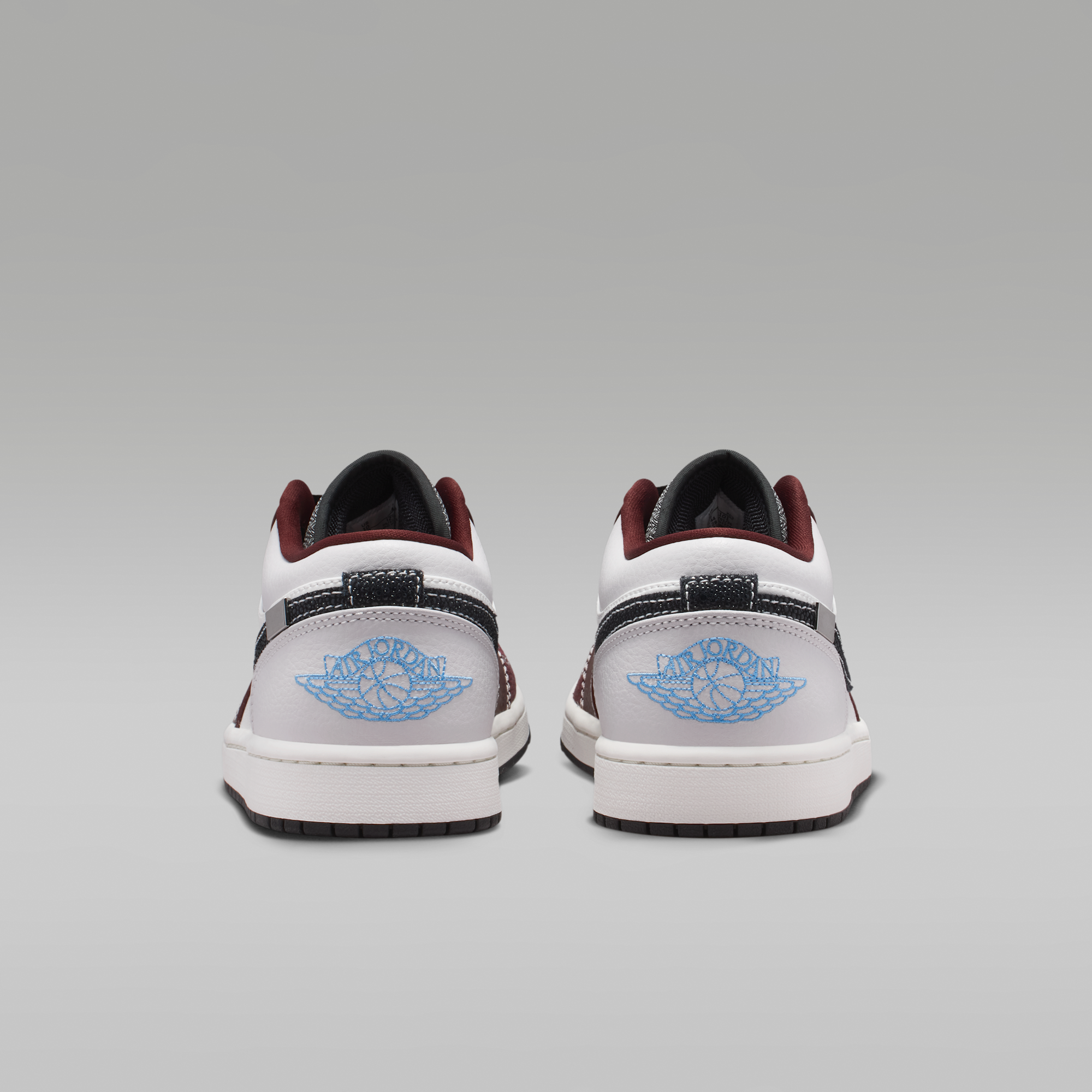 Air Jordan 1 Low - Summit White/Summit White/Mystic Dates/Μαύρο - 6