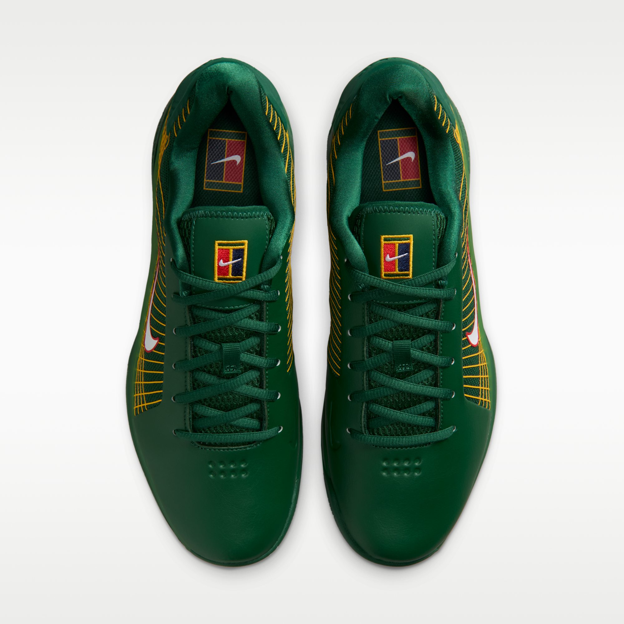 Nike Vapor 12 Hypersmash - Gorge Green/University Red/University Gold/Λευκό - 4