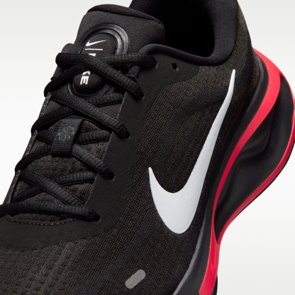 Nike Journey Run - Μαύρο/Dark Smoke Grey/Red Orbit/Λευκό - 7
