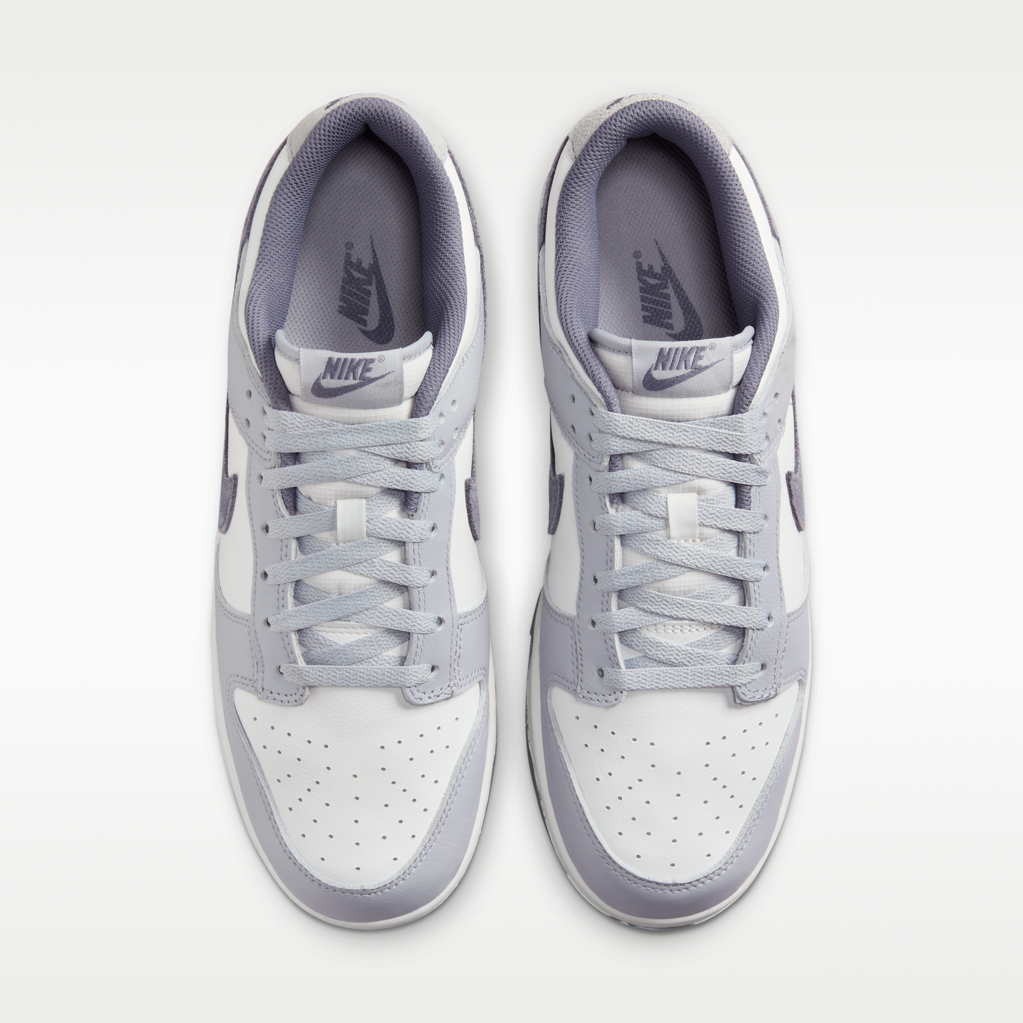 Nike Dunk Low Retro SE Leather/Suede - Λευκό/Platinum Tint/Pure Platinum/Light Carbon - 4