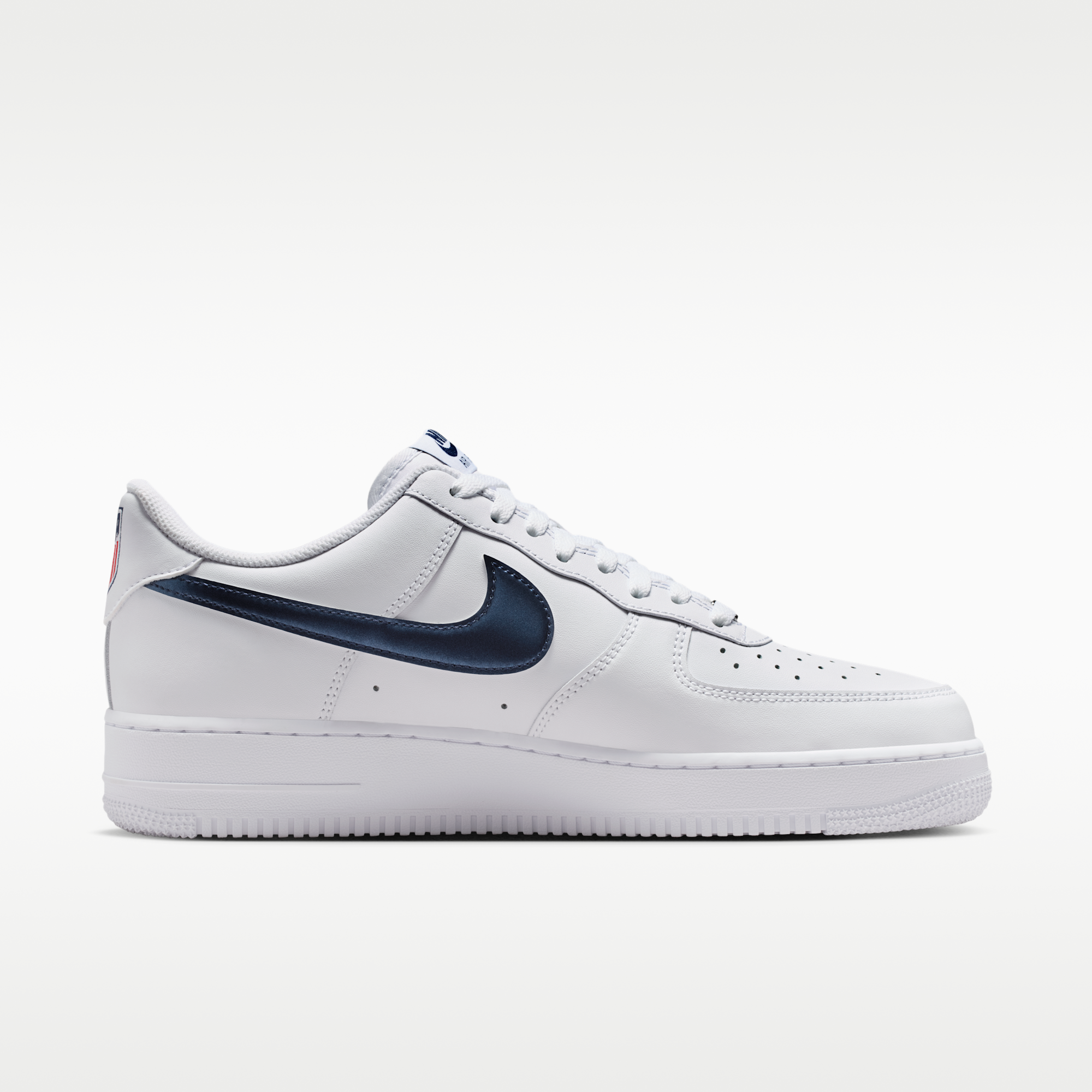 Nike Air Force 1 '07 LV8 "ΗΠΑ" - Λευκό/University Red/University Red/Midnight Navy - 3