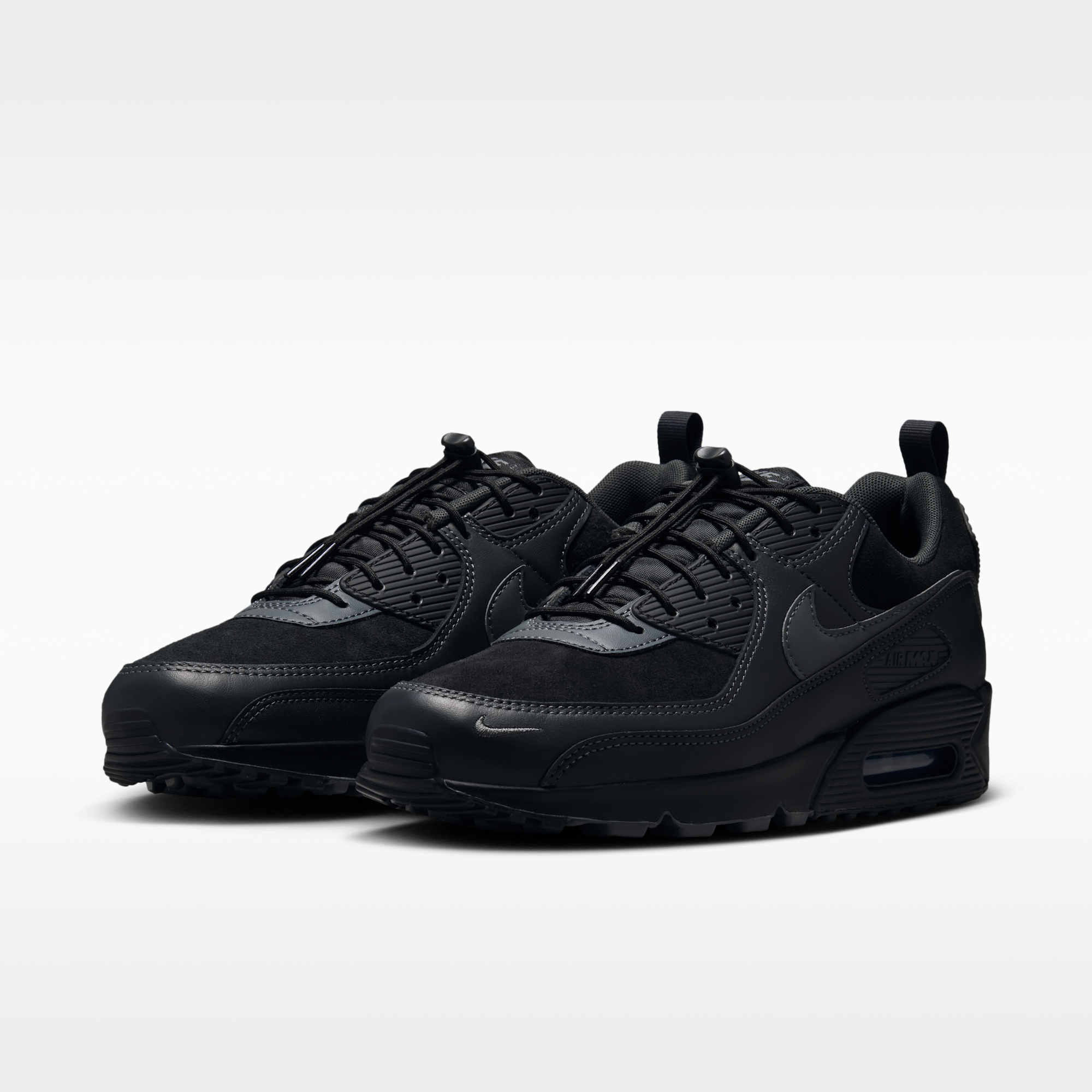 Nike Air Max 90 - Μαύρο/Anthracite/Dark Smoke Grey/Iron Grey - 5