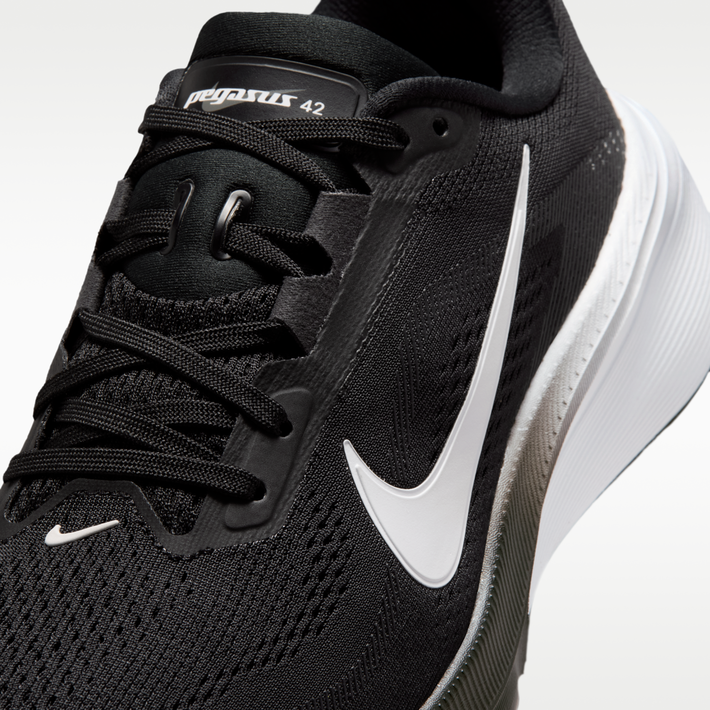 Nike Pegasus 42 - Μαύρο/Iron Grey/Λευκό - 7