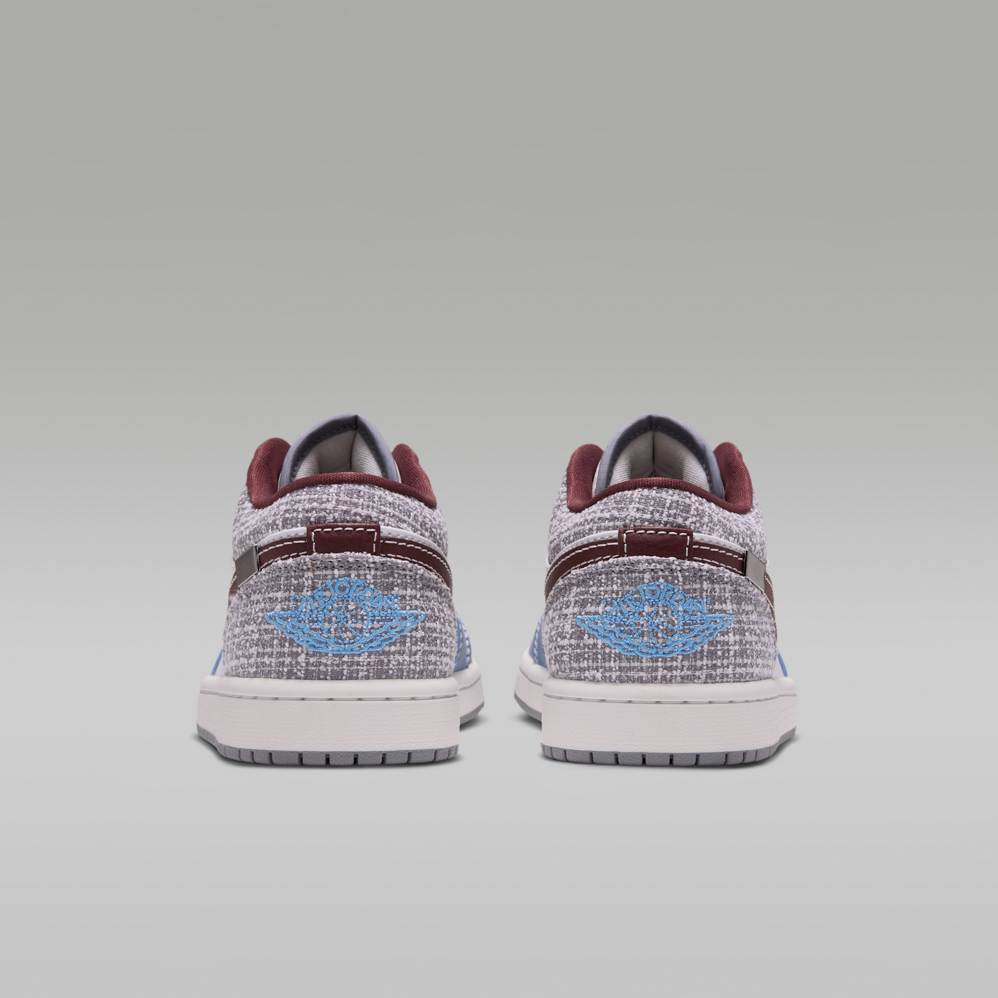 Air Jordan 1 Low - Summit White/Summit White/Work Blue/Light Boulder - 6