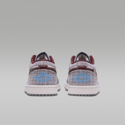 Air Jordan 1 Low - Summit White/Summit White/Work Blue/Light Boulder - 6