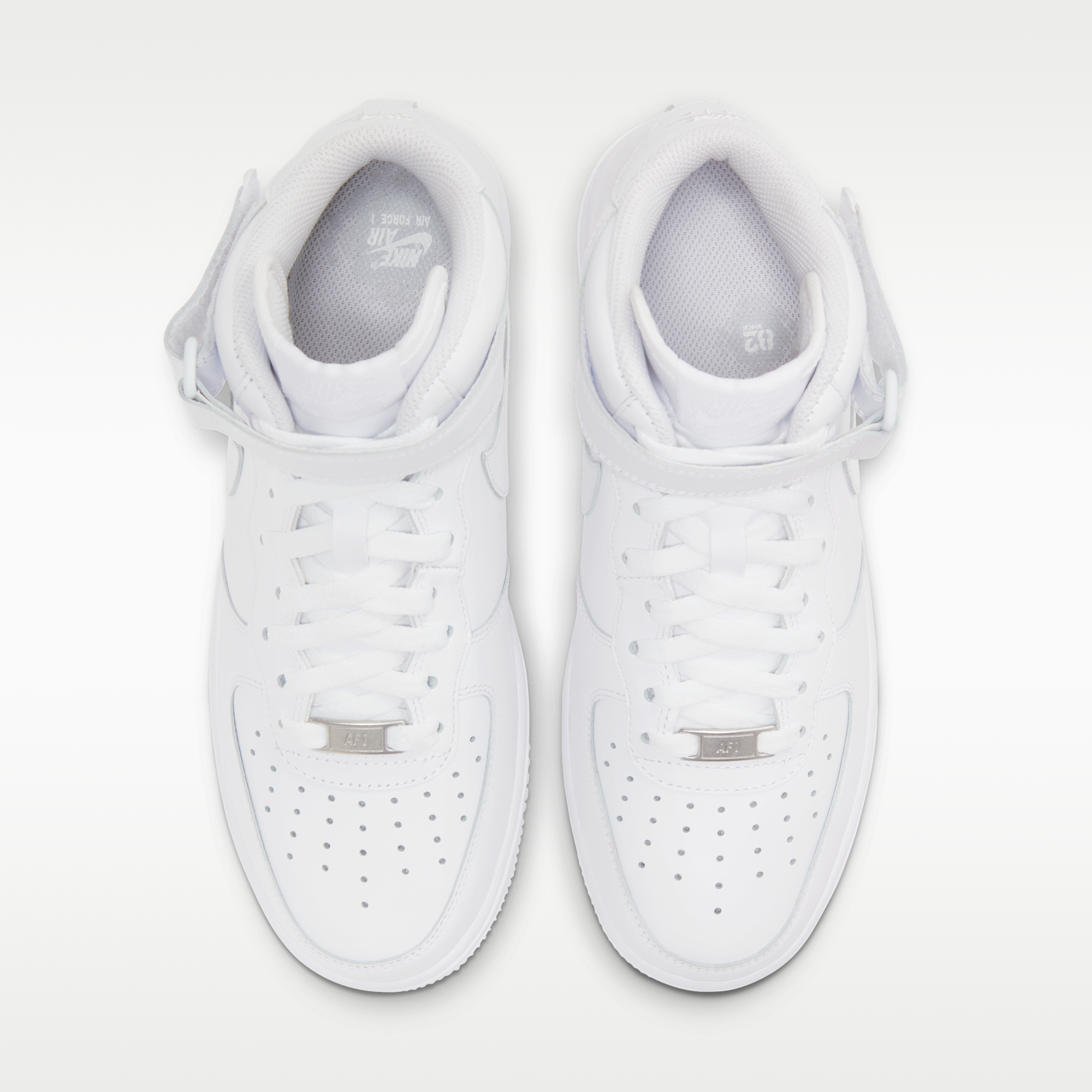 Nike Air Force 1 '07 Mid - Λευκό/Λευκό/Λευκό - 4