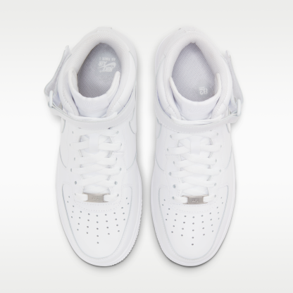 Nike Air Force 1 '07 Mid - Λευκό/Λευκό/Λευκό - 4