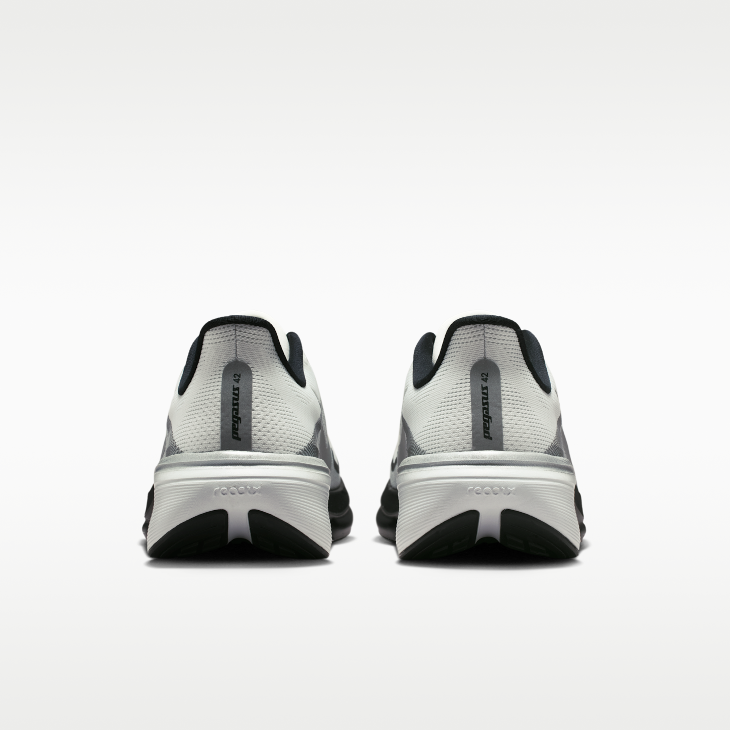 Nike Pegasus 42 - Summit White/Photon Dust/Μαύρο/Metallic Silver - 6