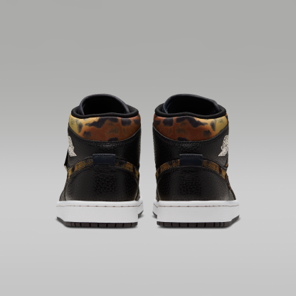 Air Jordan 1 Mid SE - Μαύρο/Velvet Brown/Chalk - 6
