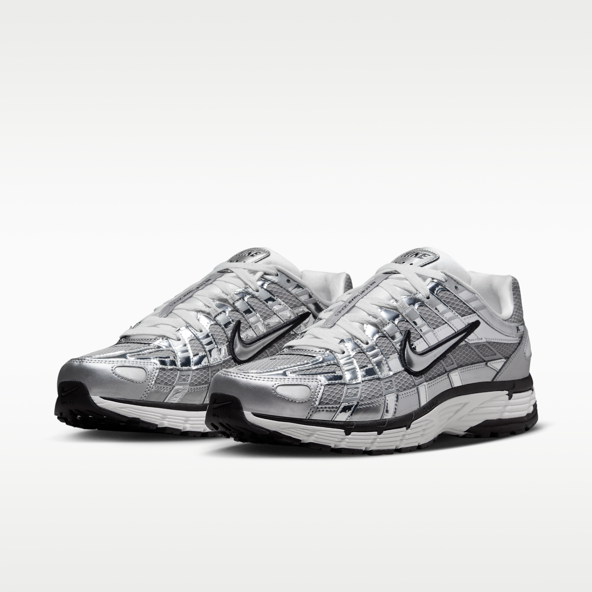 Nike P-6000 - Metallic Silver/Sail/Μαύρο/Metallic Silver - 5