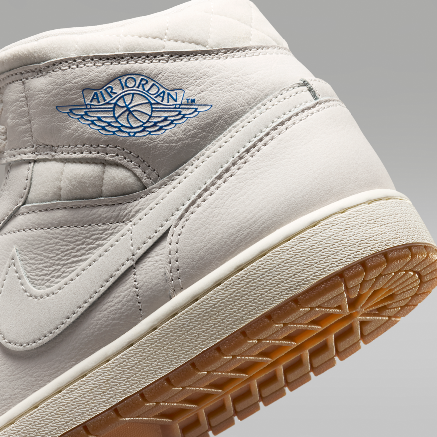 Air Jordan 1 Mid SE - Phantom/Gum Dark Brown/University Red/Sail - 8