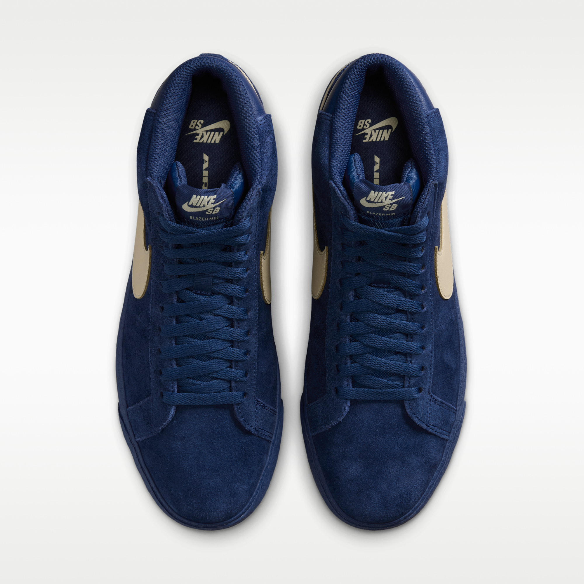 Nike SB Zoom Blazer Mid - Coastal Blue/Coastal Blue/Pale Yellow - 4
