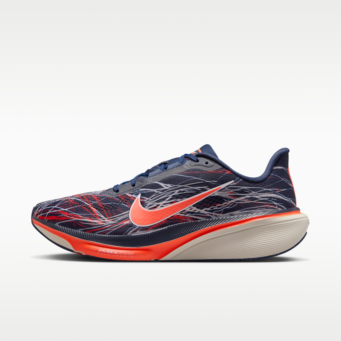 Nike Pegasus 42 - Obsidian/Light Bone/Bright Crimson/Dynamic Yellow - 1
