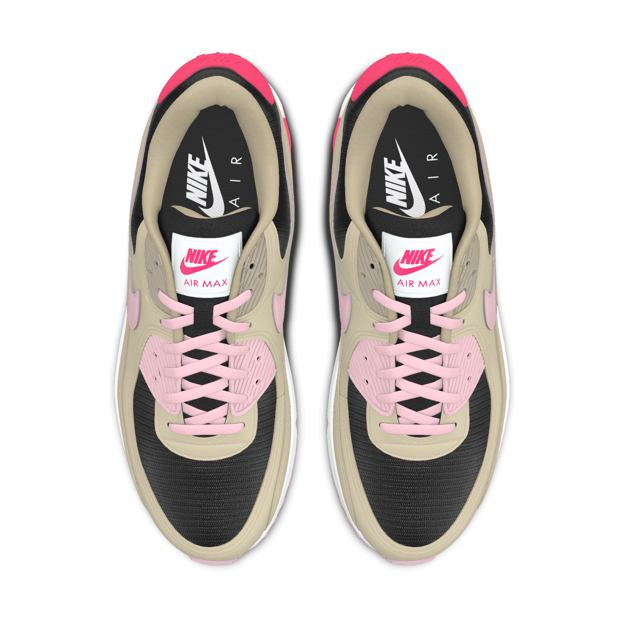 Nike Air Max 90 By You - Πολύχρωμο/Πολύχρωμο (3042123399) - 4