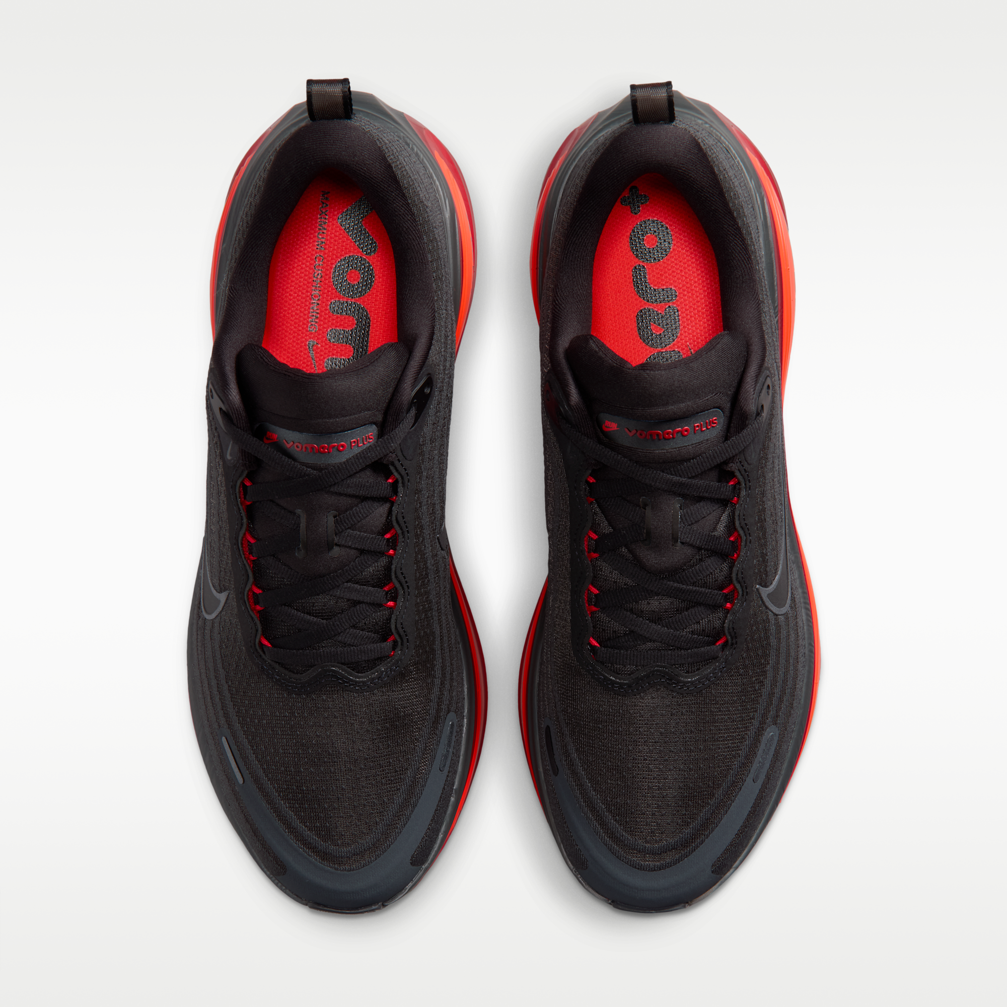 Nike Vomero Plus - Anthracite/Bright Crimson/University Red/Μαύρο - 4