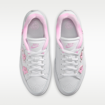 Nike Tennis Centre "Florette" - Λευκό/Bleached Lilac/Metallic Silver/Pink Rise - 4