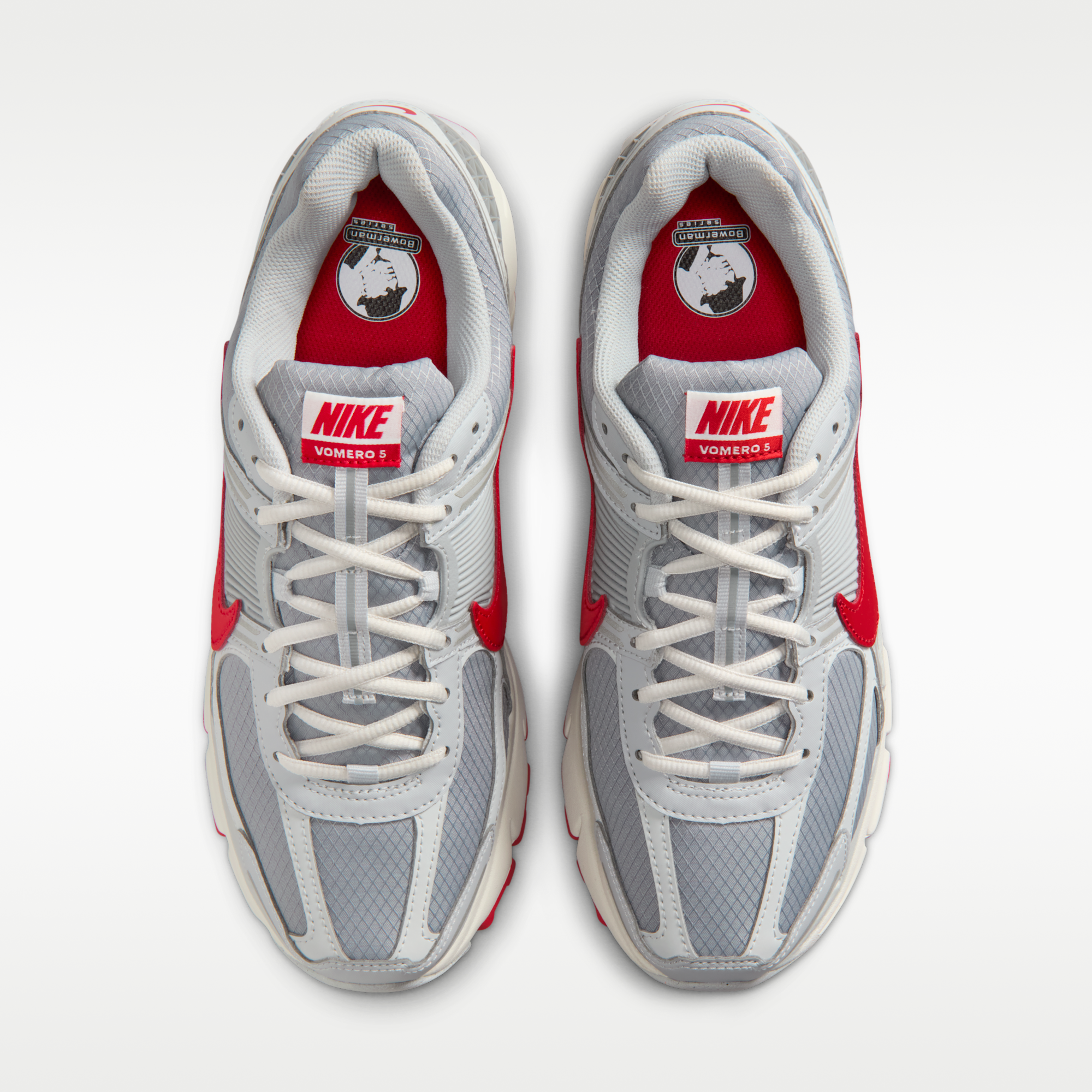 Nike Zoom Vomero 5 - Grey Fog/Particle Grey/Phantom/University Red - 4