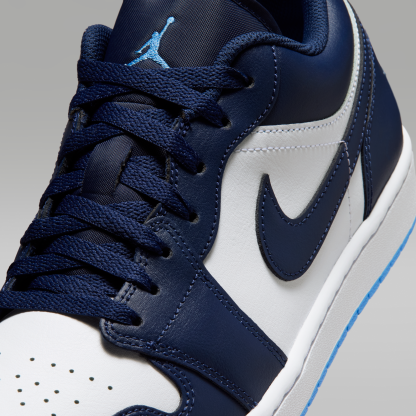 Air Jordan 1 Low - Midnight Navy/Λευκό/University Blue - 7