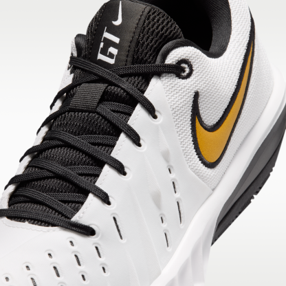 Nike G.T. Cut Academy 2 - Λευκό/Μαύρο/Metallic Gold - 7